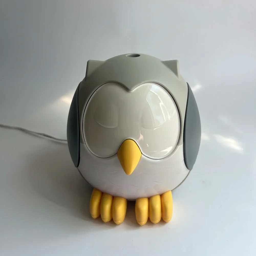 Young Living Feather The Owl Kids Essential Oil Diffuser White Noise Night Light